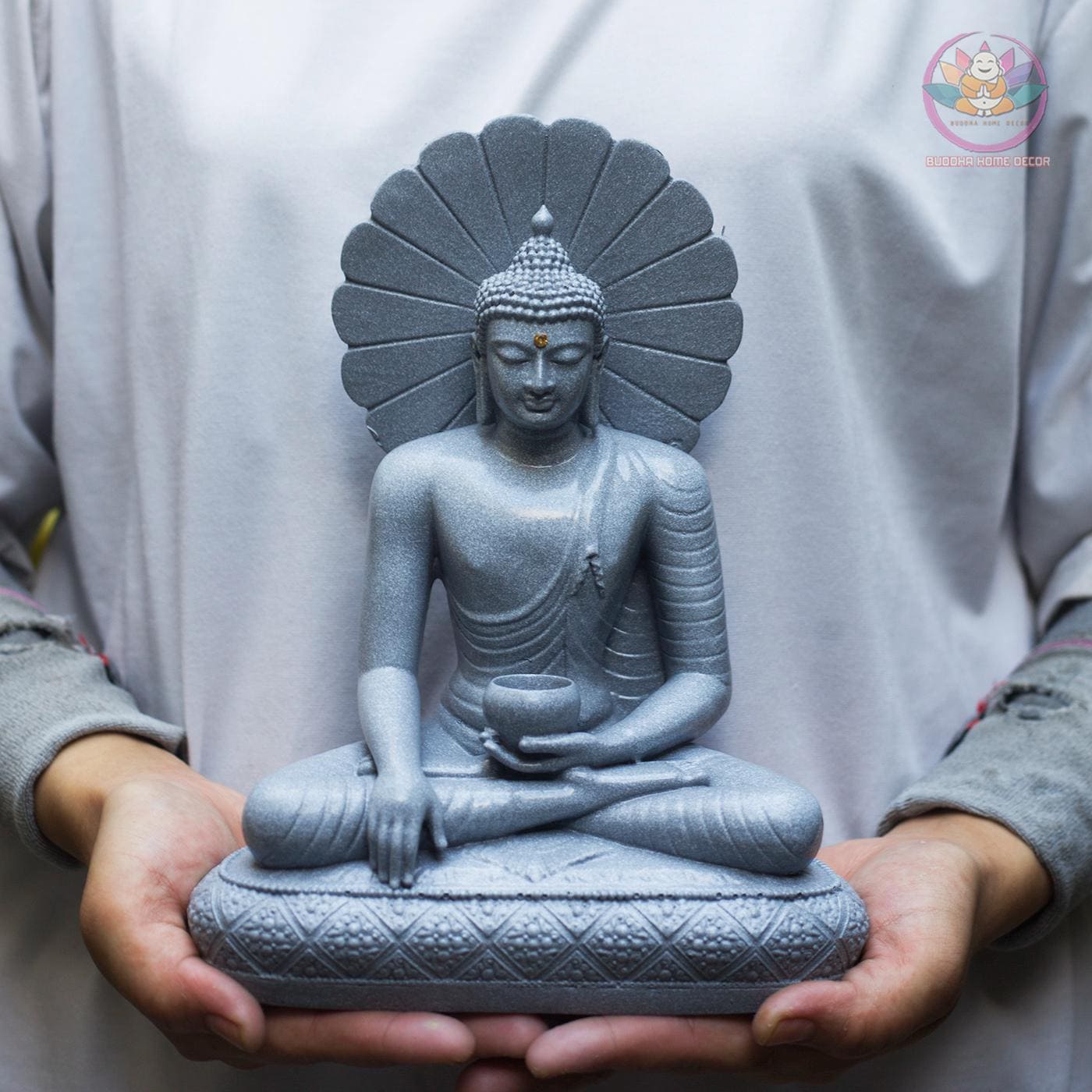 Jade Shakyamuni Buddha Statue – Seated Meditation Pose | Modern Minimalist | Enlightenment & Zen Decor