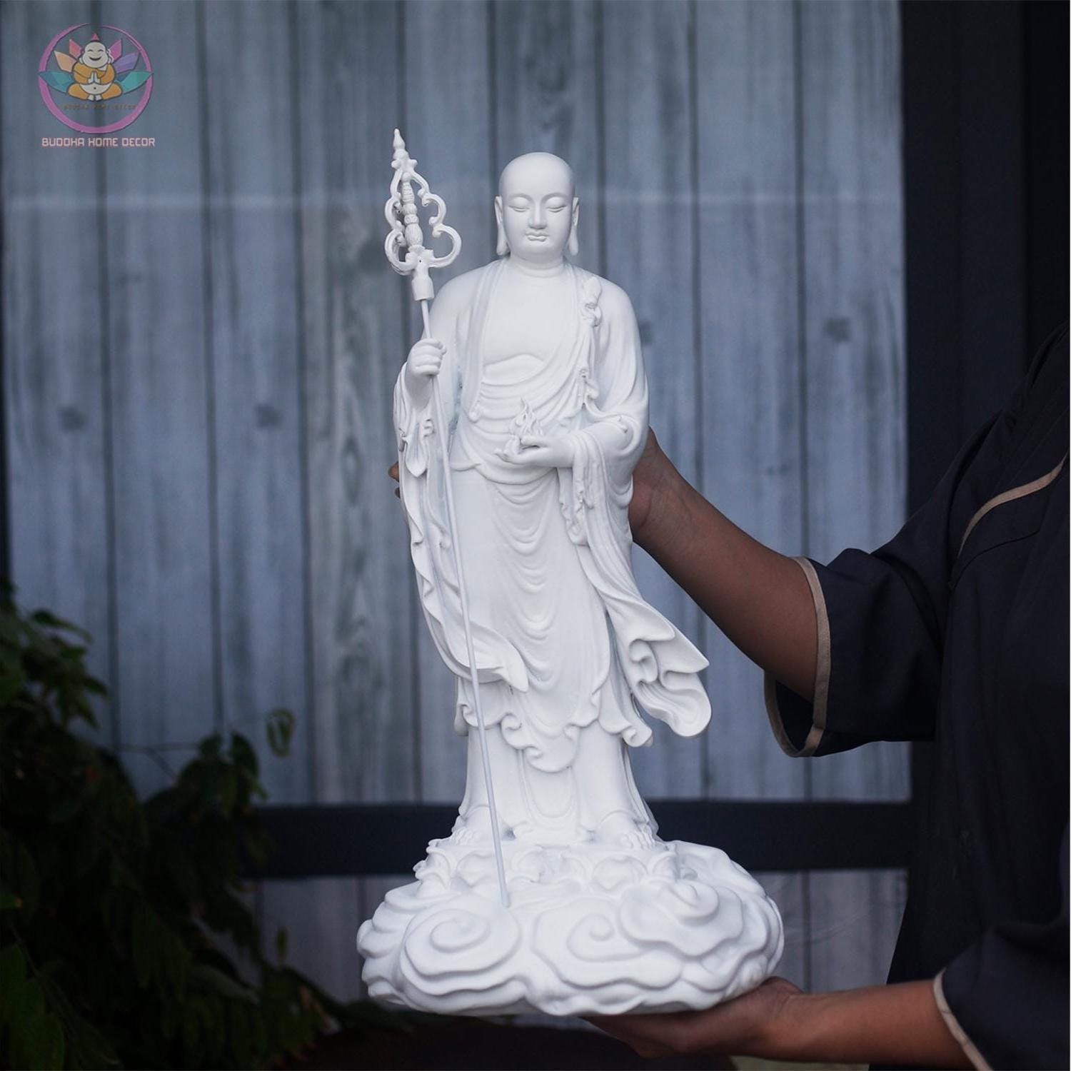 Kṣitigarbha Bodhisattva Statue – Guardian of the Underworld, Compassionate Protector (19.7 inches)