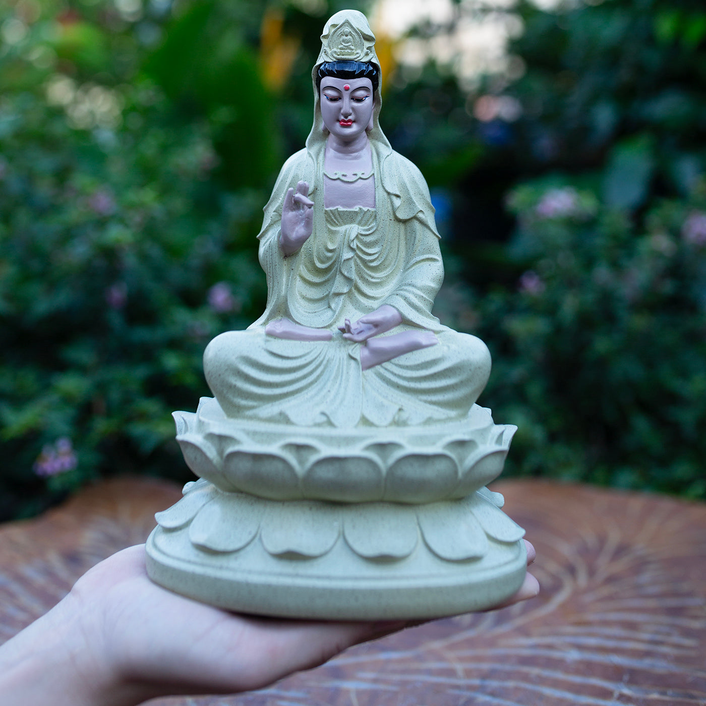Buddha Statue Set – Ksitigarbha, Shakyamuni, Guanyin – Resin Sculpture Zen Decor, Buddhist Altar, Meditation, Spiritual Gift