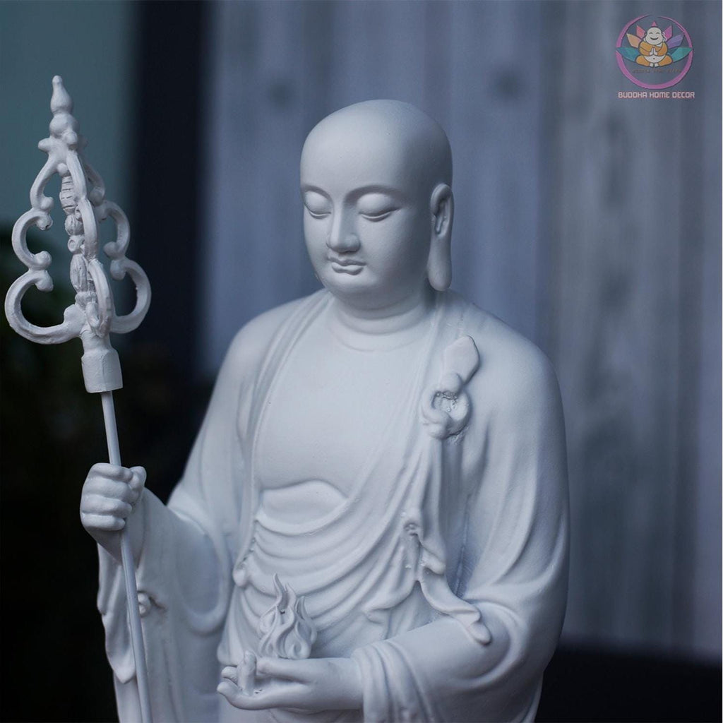 Kṣitigarbha Bodhisattva Statue – Guardian of the Underworld, Compassionate Protector (19.7 inches)