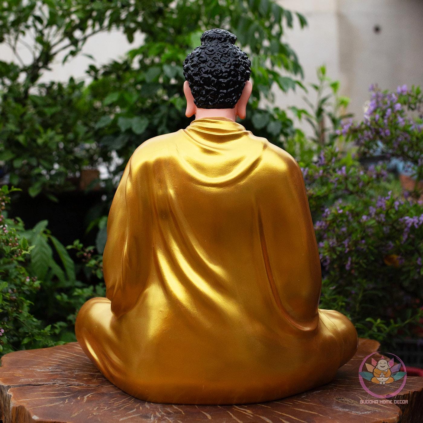 Golden Robe Shakyamuni Buddha Statue – 19.7 inch (50cm) – Meditation & Enlightenment Decor - Zen Decor Art