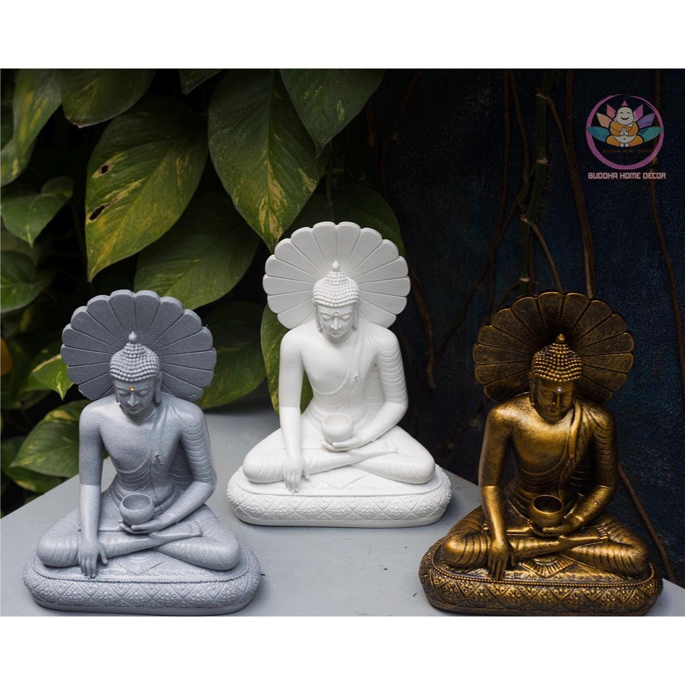 Jade Shakyamuni Buddha Statue – Seated Meditation Pose | Modern Minimalist | Enlightenment & Zen Decor