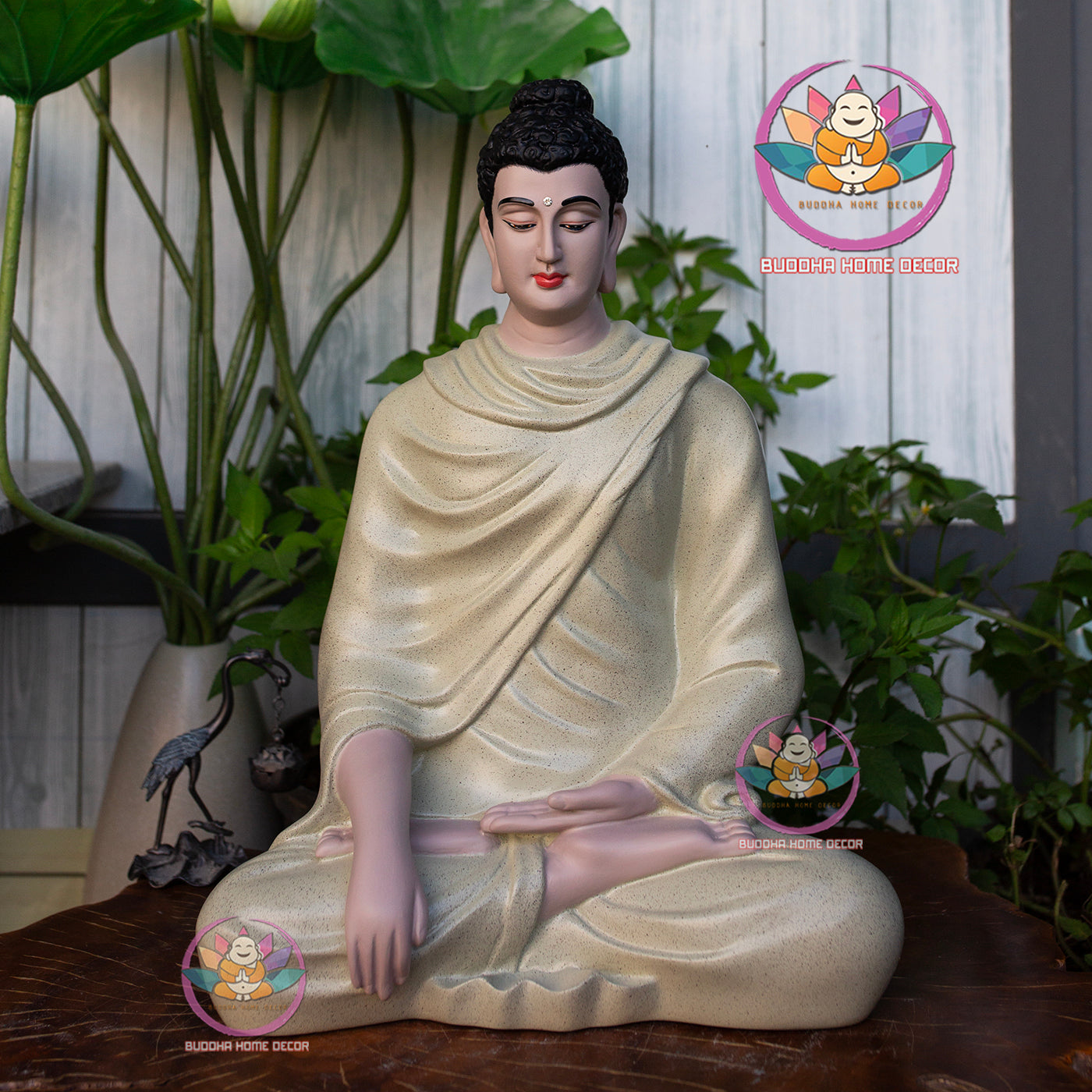 Handcrafted Buddha Statue – Meditating Buddha Sculpture for Home, Garden, or Altar Decor
