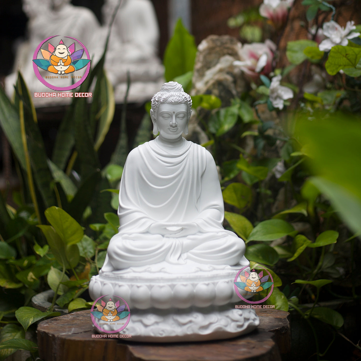 Handcrafted 14.5 inches Buddha Statue - Zen Home Altar Decor, Meditation Sculpture, Mindfulness Gift, Spiritual Room Decoration