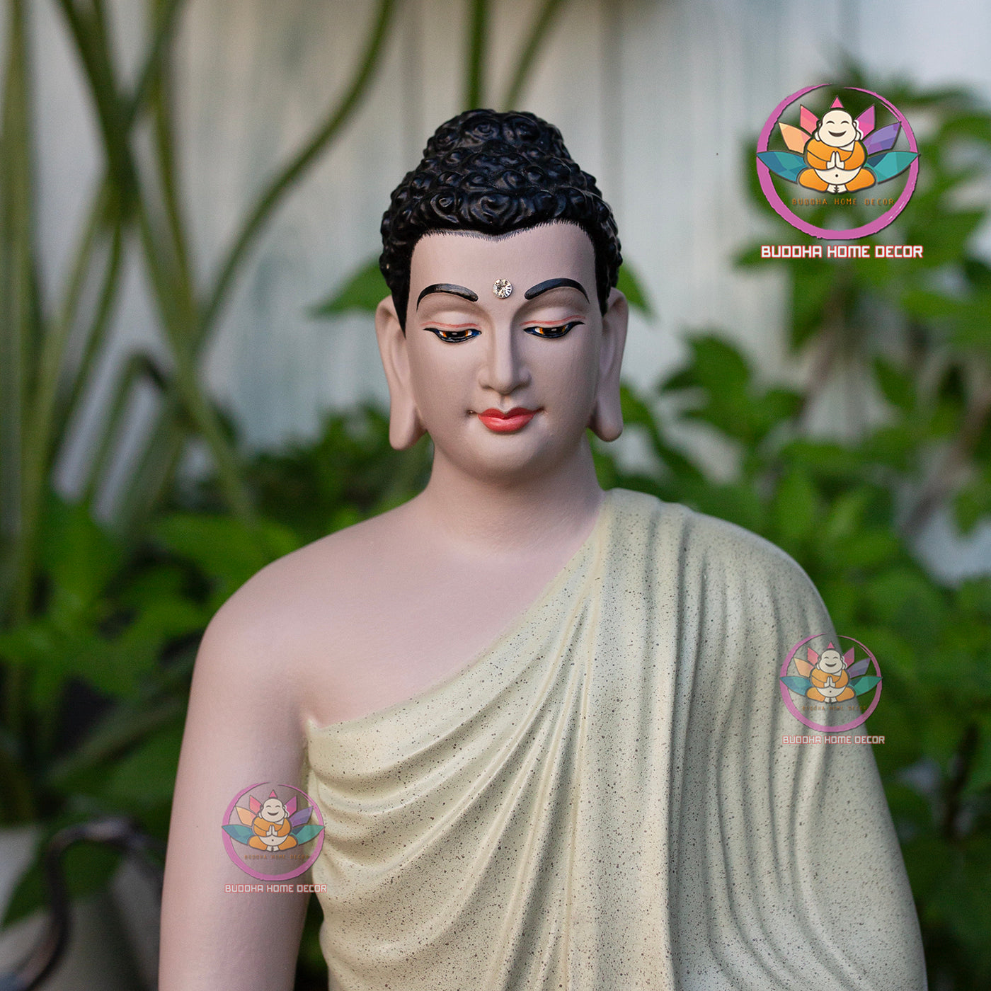 Shakyamuni Buddha Statue – 12.5 inches Antique Gold Resin Buddha in Meditation – Dhyana Mudra Sculpture for Altar, Zen Decor