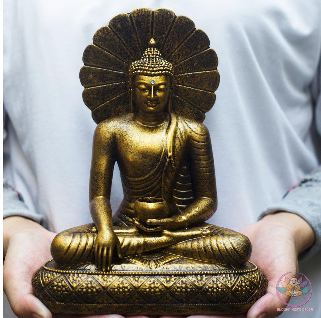 Jade Shakyamuni Buddha Statue – Seated Meditation Pose | Modern Minimalist | Enlightenment & Zen Decor