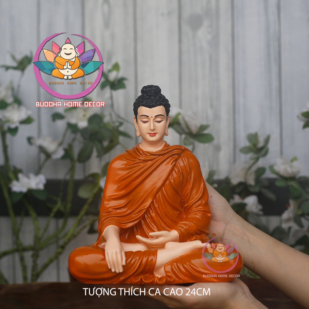 Buddha Statue for Home Decor, Resin Zen Sculpture, Handmade Gift, Small Resin Desk Statue, Peaceful Zen Decor, Lotus Buddha Statue