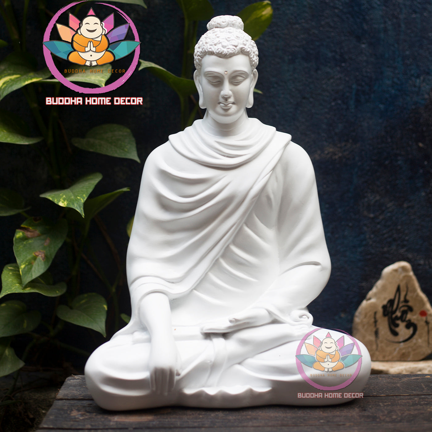 Handcrafted Buddha Statue – Meditating Buddha Sculpture for Home, Garden, or Altar Decor