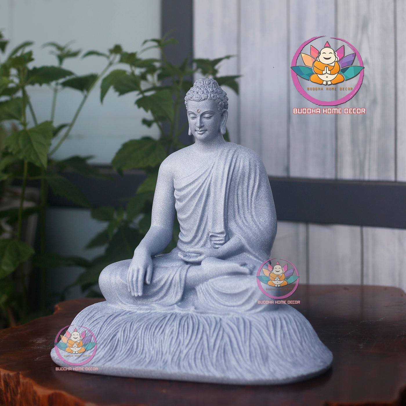 Shakyamuni Buddha Statue – 12.5 inches Antique Gold Resin Buddha in Meditation – Dhyana Mudra Sculpture for Altar, Zen Decor
