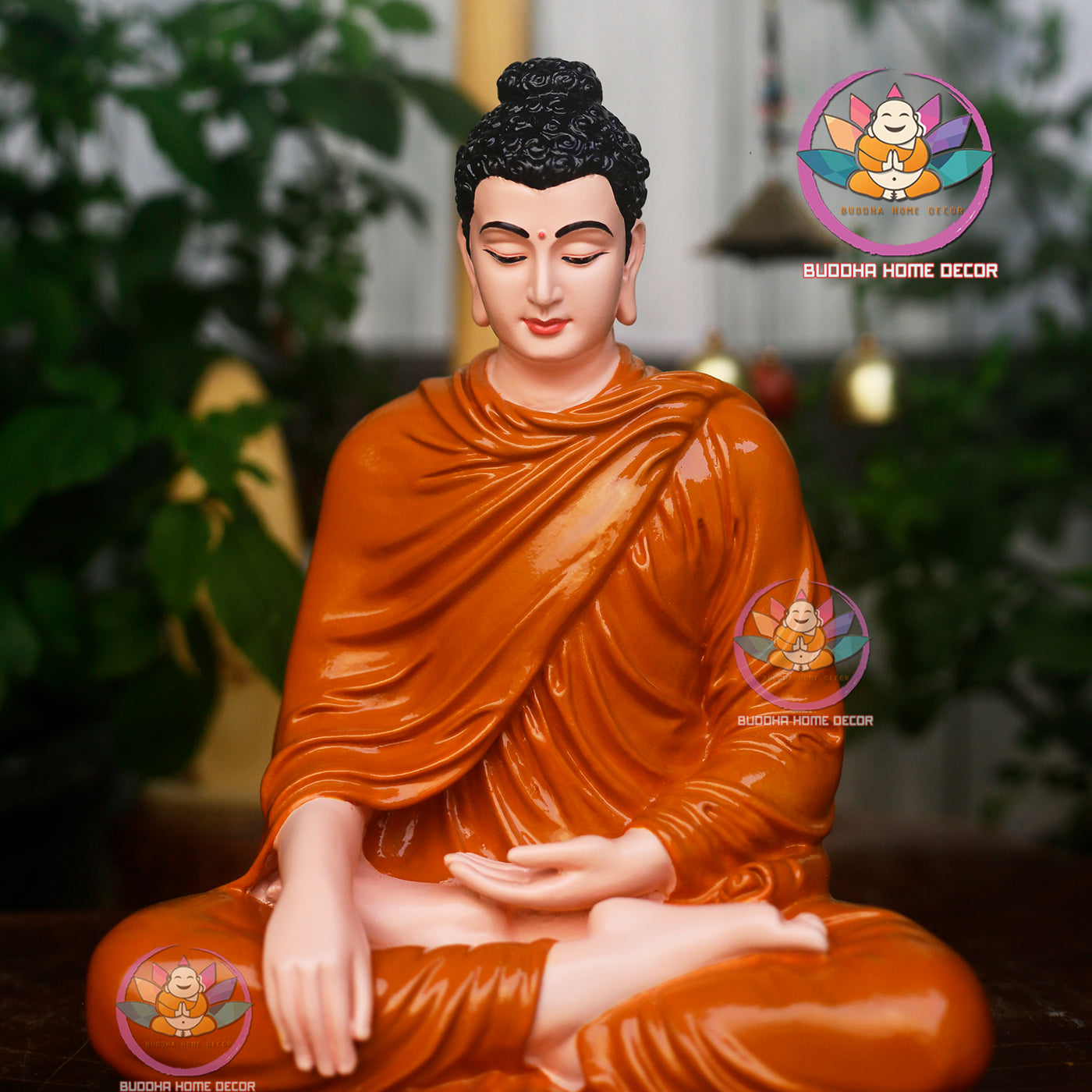 Buddha Statue for Home Decor, Resin Zen Sculpture, Handmade Gift, Small Resin Desk Statue, Peaceful Zen Decor, Lotus Buddha Statue