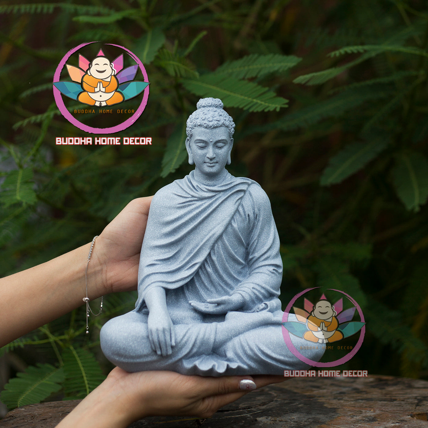 Buddha Statue for Home Decor, Resin Zen Sculpture, Handmade Gift, Small Resin Desk Statue, Peaceful Zen Decor, Lotus Buddha Statue