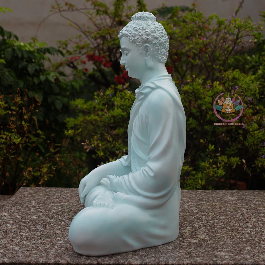 Large Shakyamuni Buddha Statue – 60cm Meditation Buddha | Handmade in Vietnam | Garden & Home Spiritual Decor