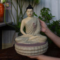 Buddha Statue for Home Altar – 13" Large Meditating Buddha Figurine – Spiritual Zen Decor – Mindfulness Gift – Resin Buddha Sculpture