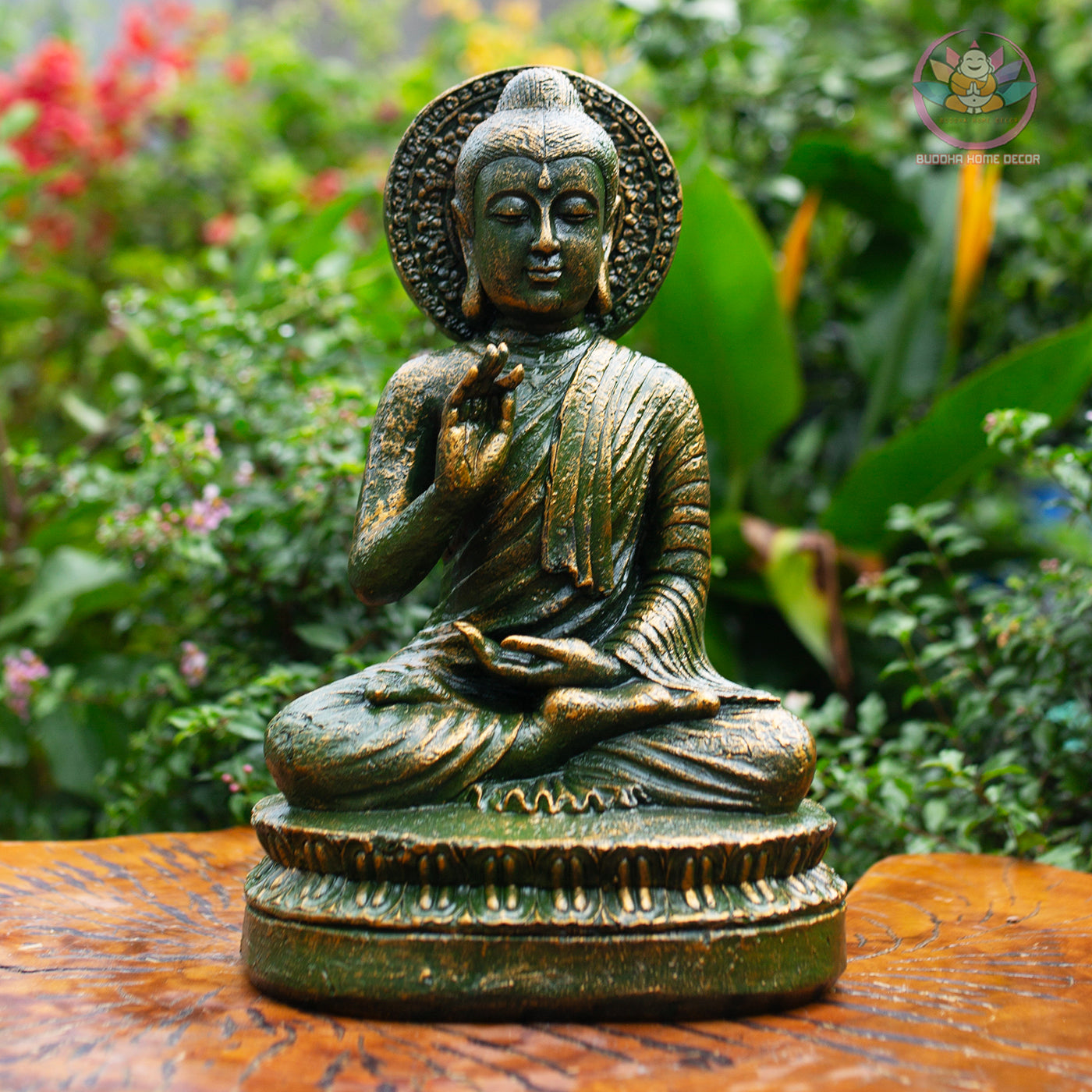 Blessing Buddha Statue – Shakyamuni Meditation Sculpture – Zen Home Decor, Spiritual Gift, Yoga Room, Buddhist Altar Ornament
