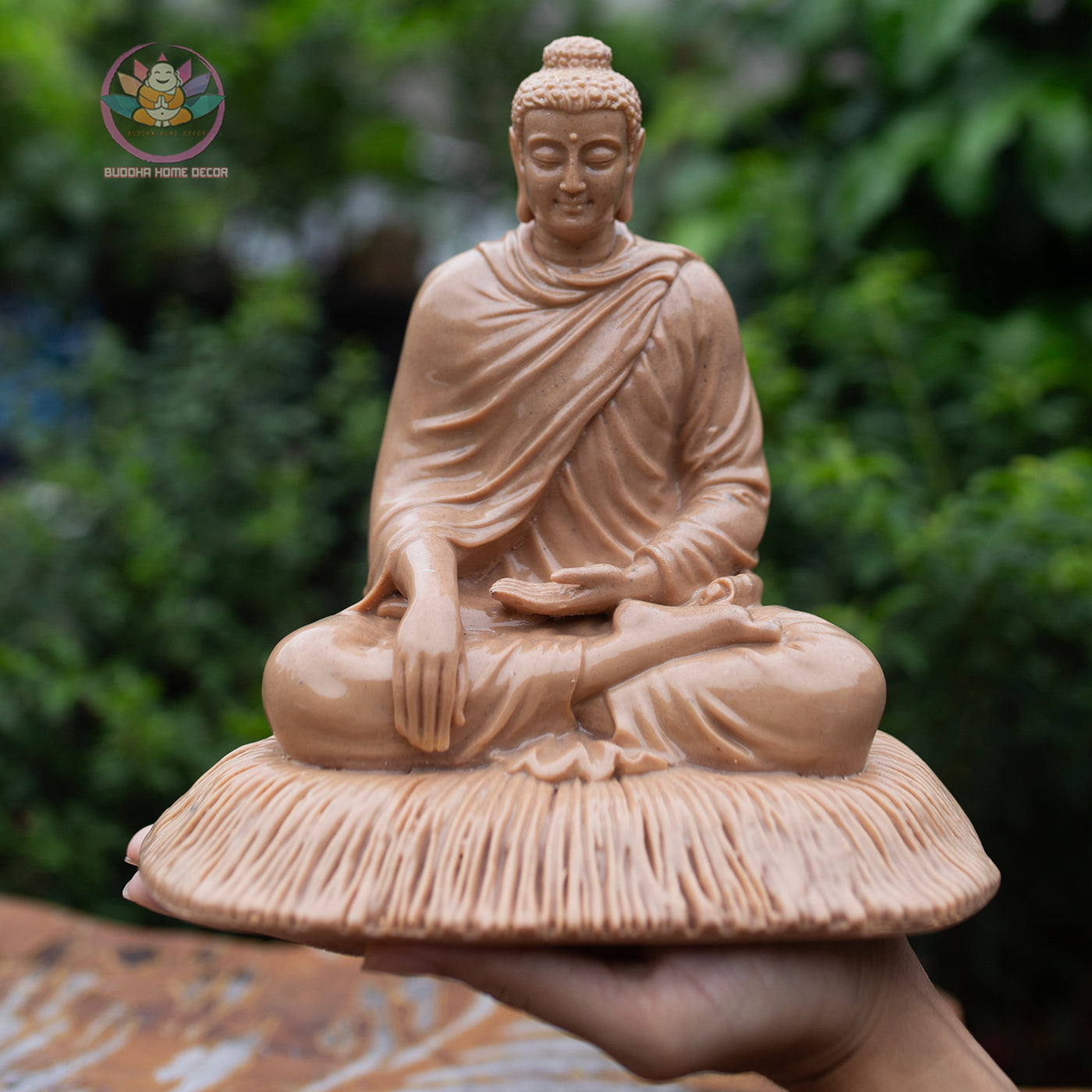Shakyamuni Buddha Statue | 7.8" Meditation Pose | Composite Resin and Stone Powder