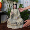Large Guanyin Statue 15.7” | Kuan Yin Goddess of Mercy Figurine | Resin Sculpture for Altar, Zen Home, Meditation, Spiritual Gift
