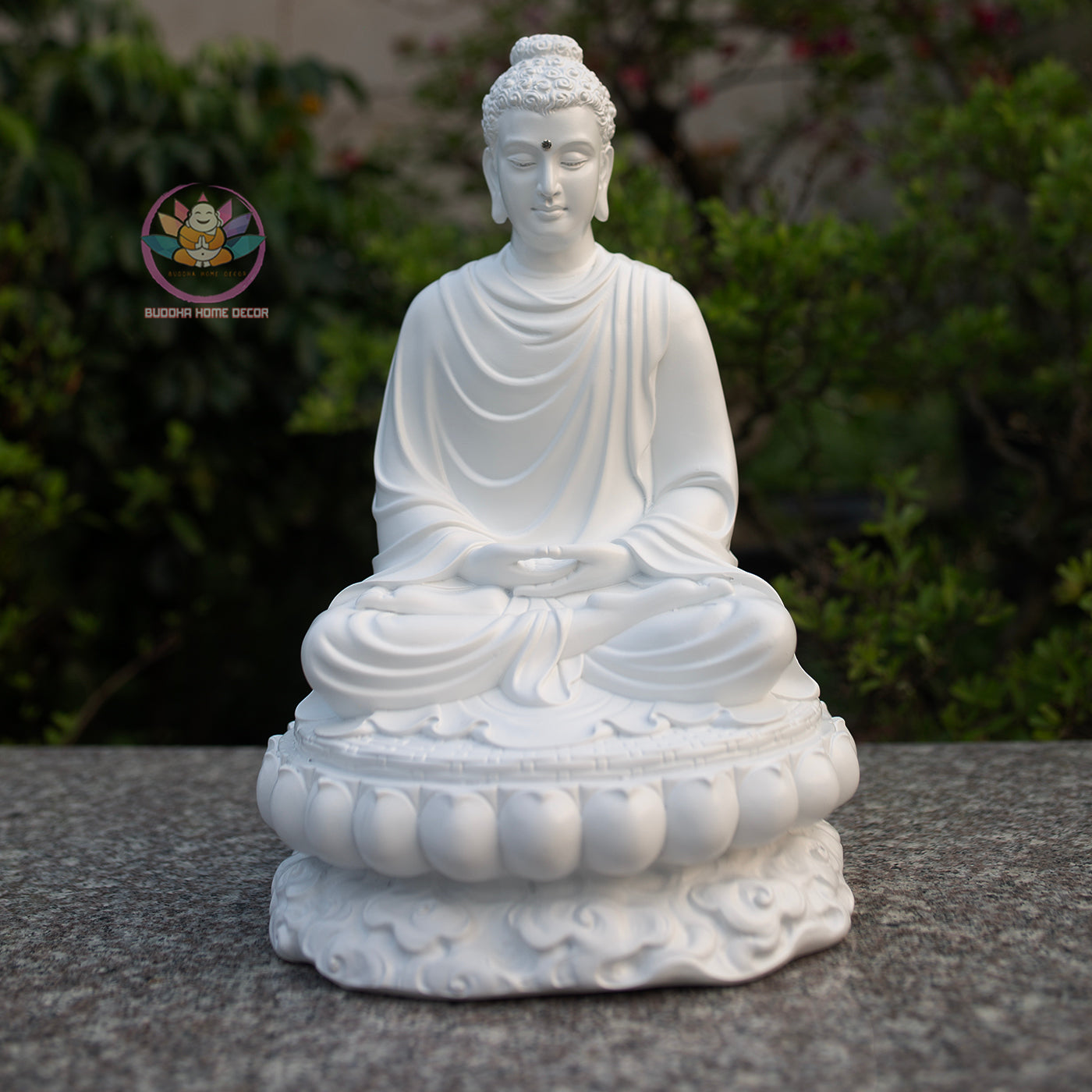 Shakyamuni Buddha Lotus Statue, Meditation Buddha Sculpture, Zen Buddhist Home Decor, Dhyana Mudra Buddha, Spiritual Altar Statue
