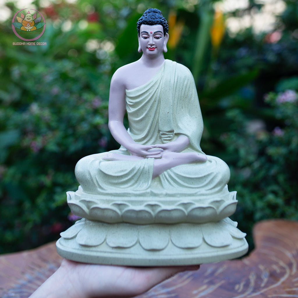 Buddha Statue Set – Ksitigarbha, Shakyamuni, Guanyin – Resin Sculpture Zen Decor, Buddhist Altar, Meditation, Spiritual Gift