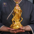 Seishi Bodhisattva Statue – Golden Seishi Buddha Figurine | 23cm Resin Sculpture