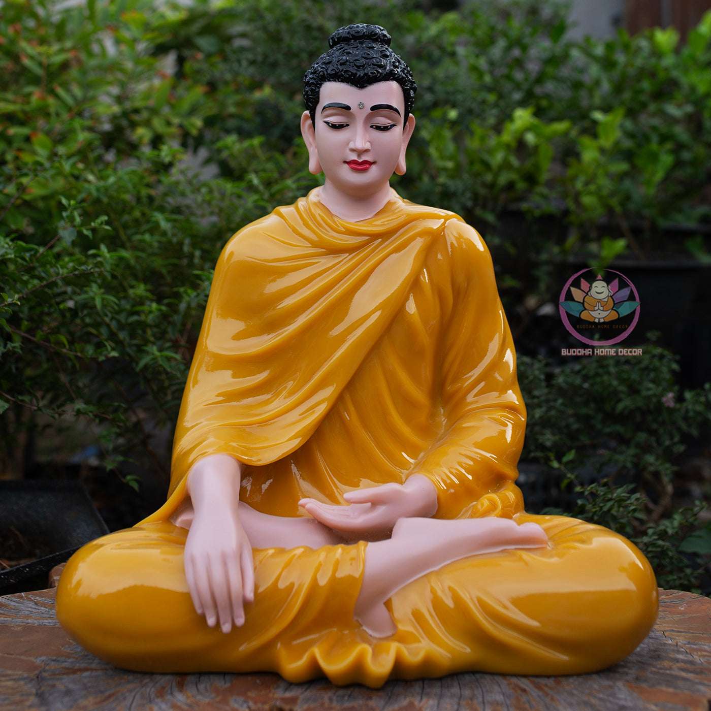 White Crystal Shakyamuni Buddha Statue – Handmade Meditation Buddha Decor