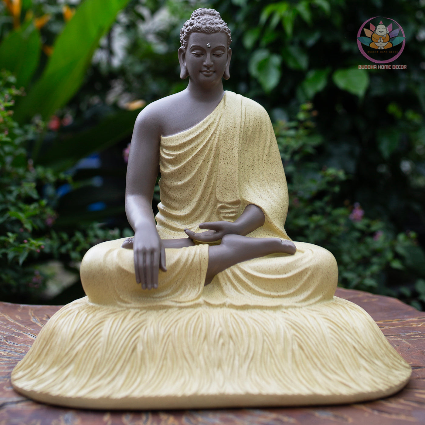 Shakyamuni Buddha Statue 11.8" – Resin Meditation Sculpture, Zen Home Decor, Buddhist Figurine for Altar, Yoga Studio, Spiritual Gift