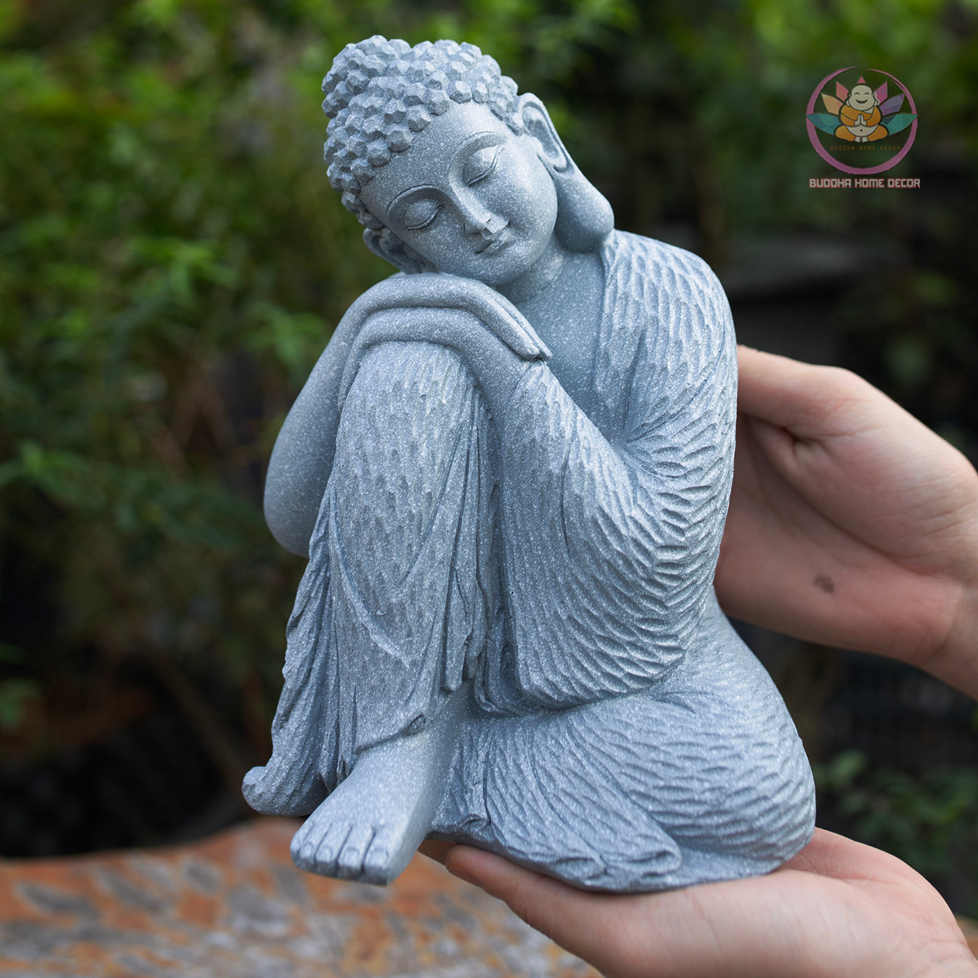 Sleeping Buddha Statue for Home Decor – Handmade Zen Buddha Sculpture