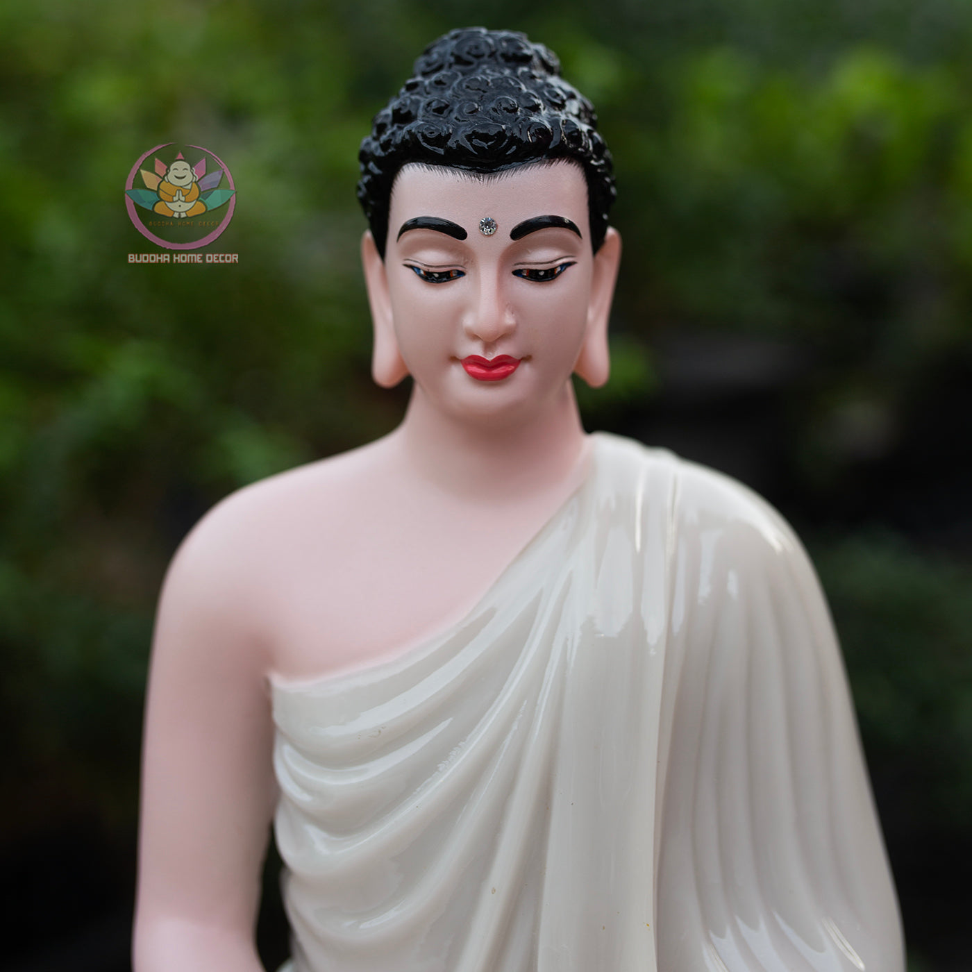 White Crystal Buddhist Trinity Statue Set – Shakyamuni Guanyin Ksitigarbha