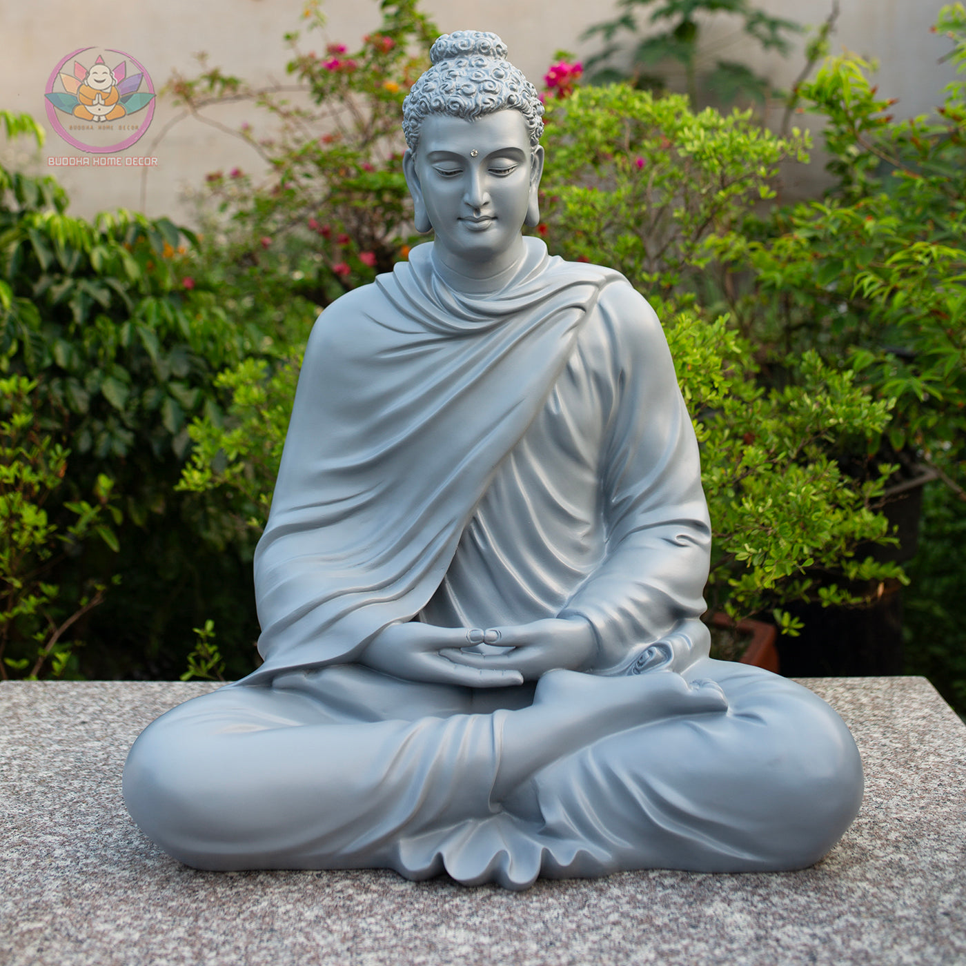 Large Shakyamuni Buddha Meditation Statue, Dhyana Mudra Buddha Sculpture, Zen Buddhist Home Decor, Spiritual Altar Statue, Meditation Room Decor