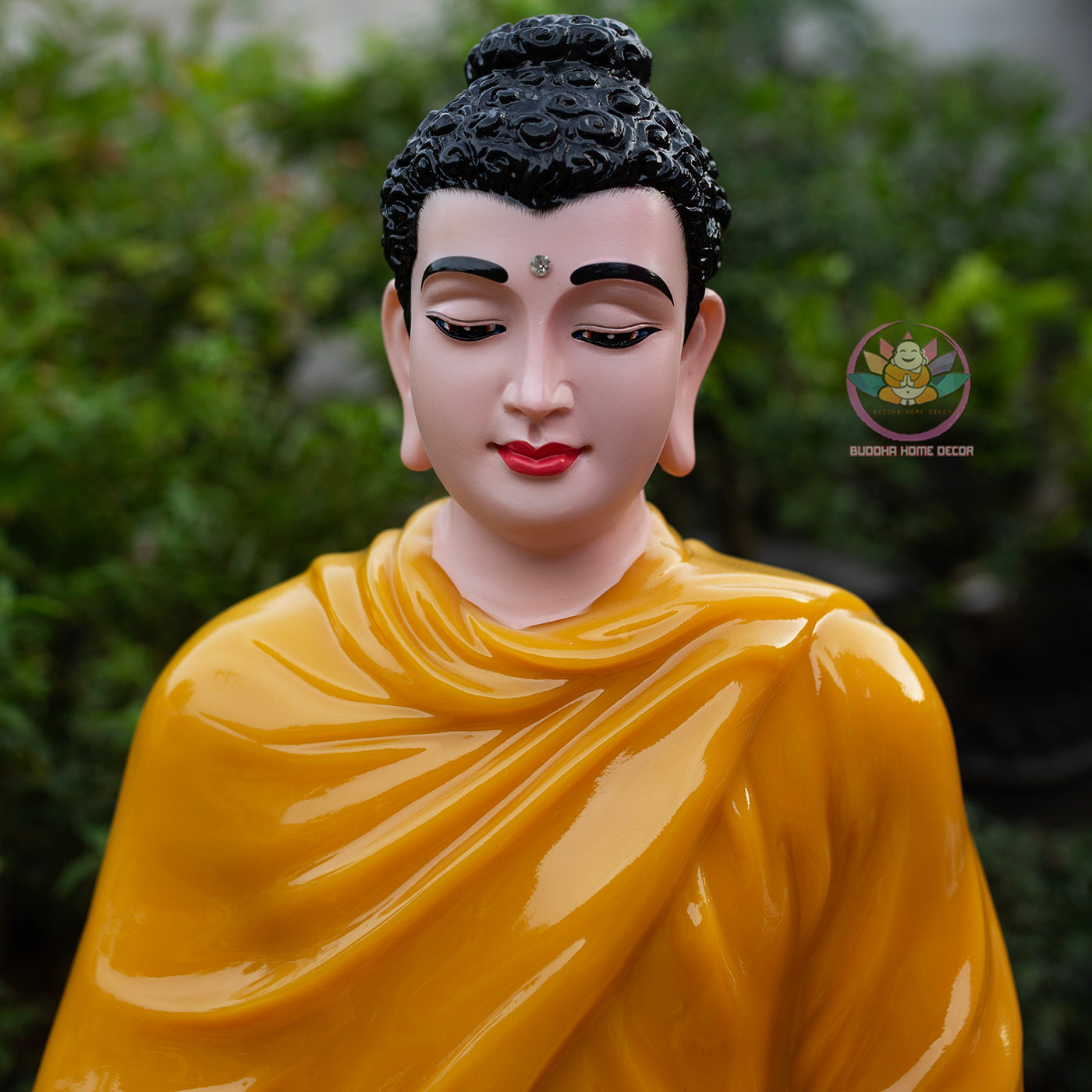 White Crystal Shakyamuni Buddha Statue – Handmade Meditation Buddha Decor