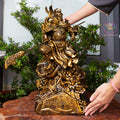 Guan Yu Riding Dragon Statue – Guardian of Loyalty and Courage, Handcrafted Resin Art