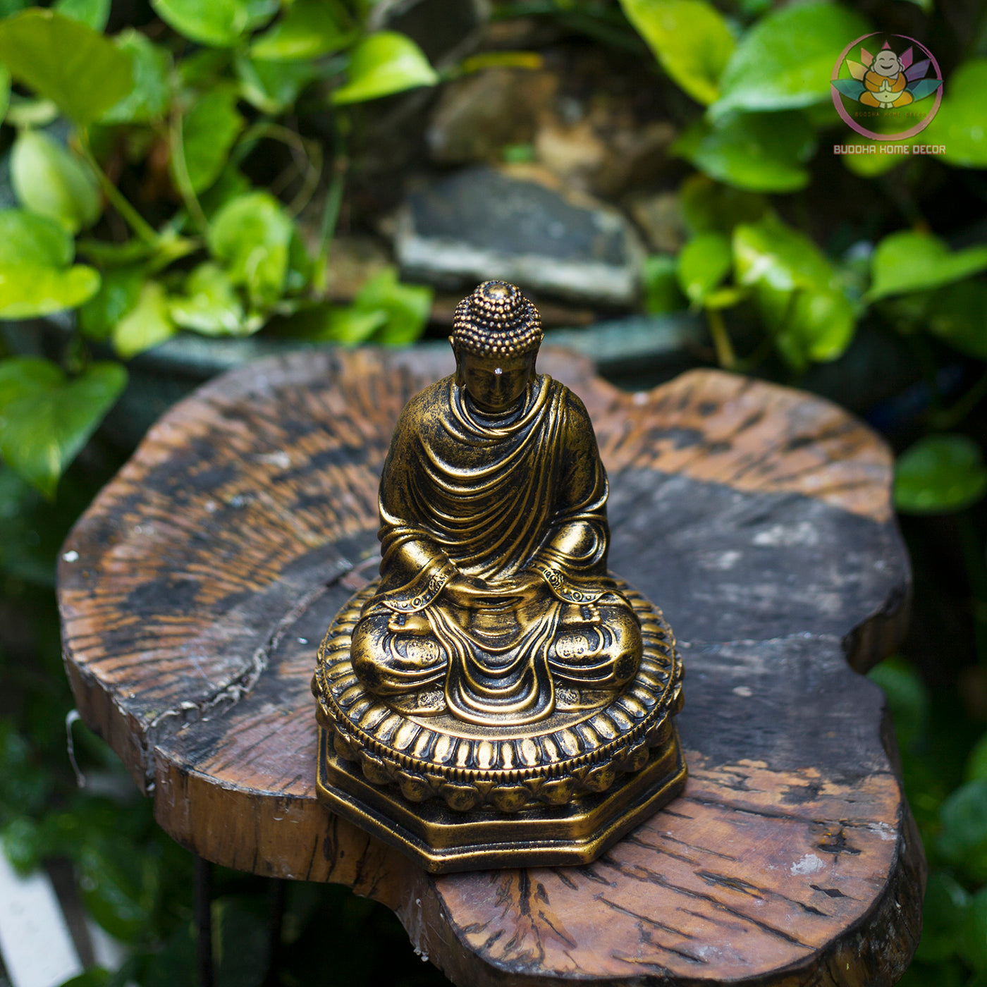 White Buddha Statue 8.7” | Meditating Buddha Figurine | Resin Sculpture for Altar, Zen Home, Yoga Studio, Spiritual Gift