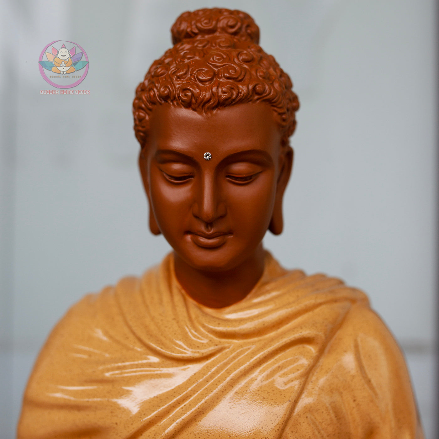Shakyamuni Buddha Statue 14.5" | Composite Resin and Stone Powder| Turning the Wheel of Dharma Pose