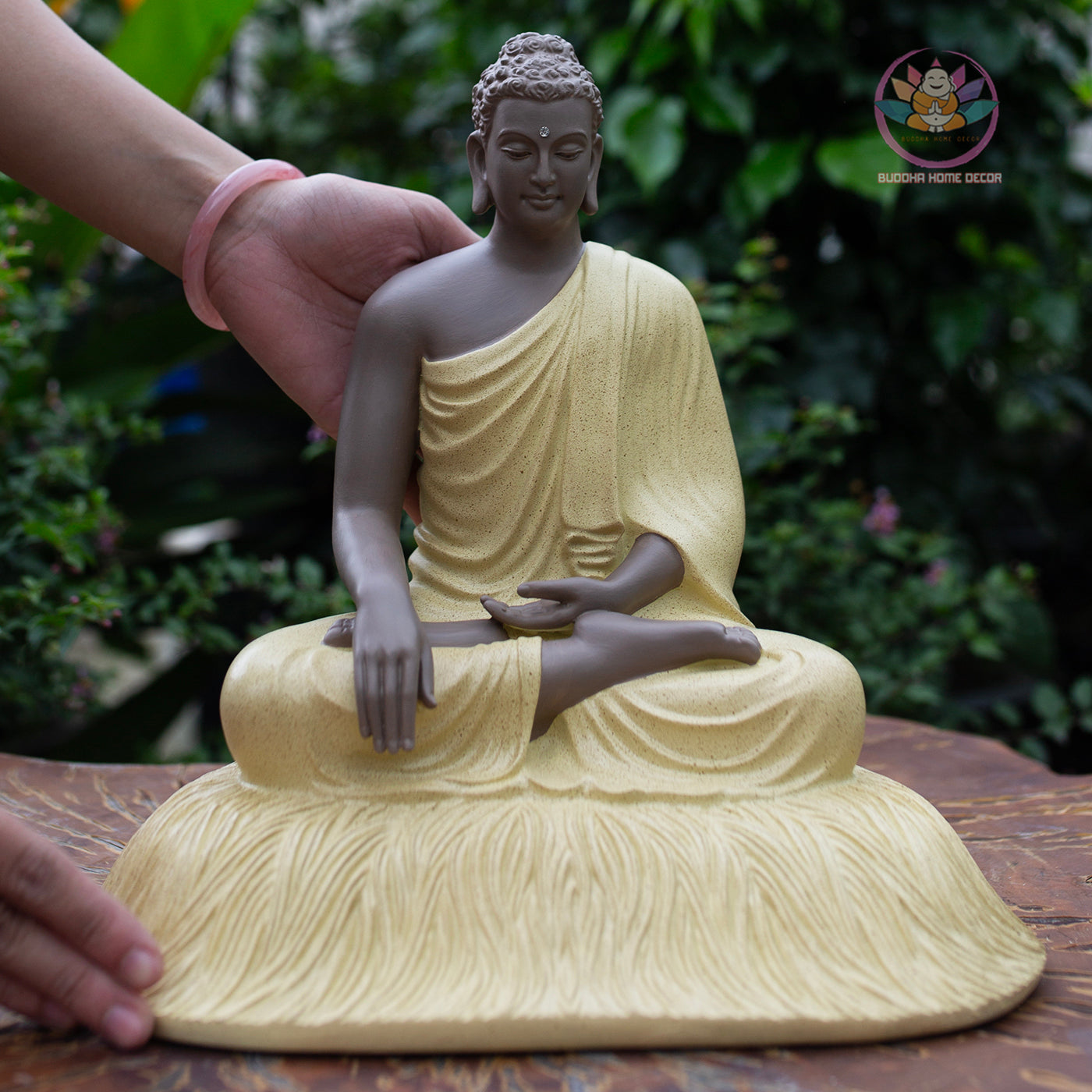 Shakyamuni Buddha Statue 11.8" – Resin Meditation Sculpture, Zen Home Decor, Buddhist Figurine for Altar, Yoga Studio, Spiritual Gift