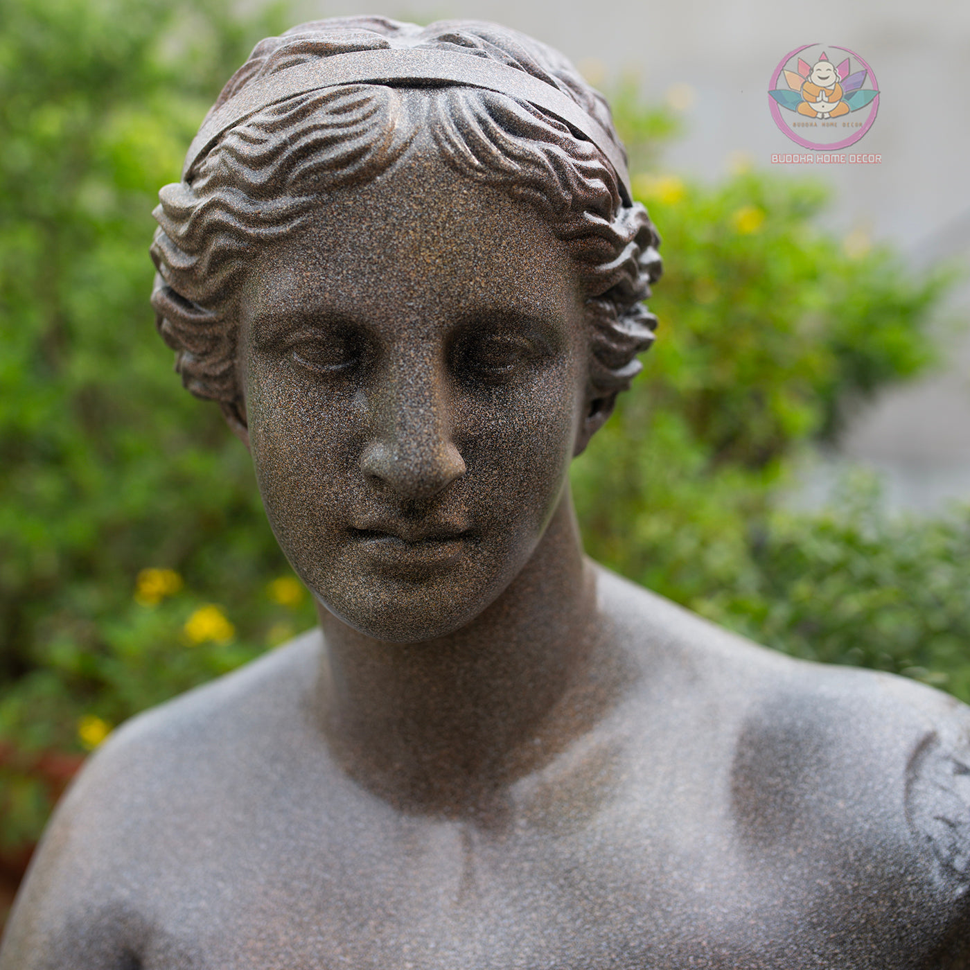 Venus de Milo Bust Sculpture – Greek Goddess Statue, Classic Art Home Decor, Stone Finish | Roman Bust