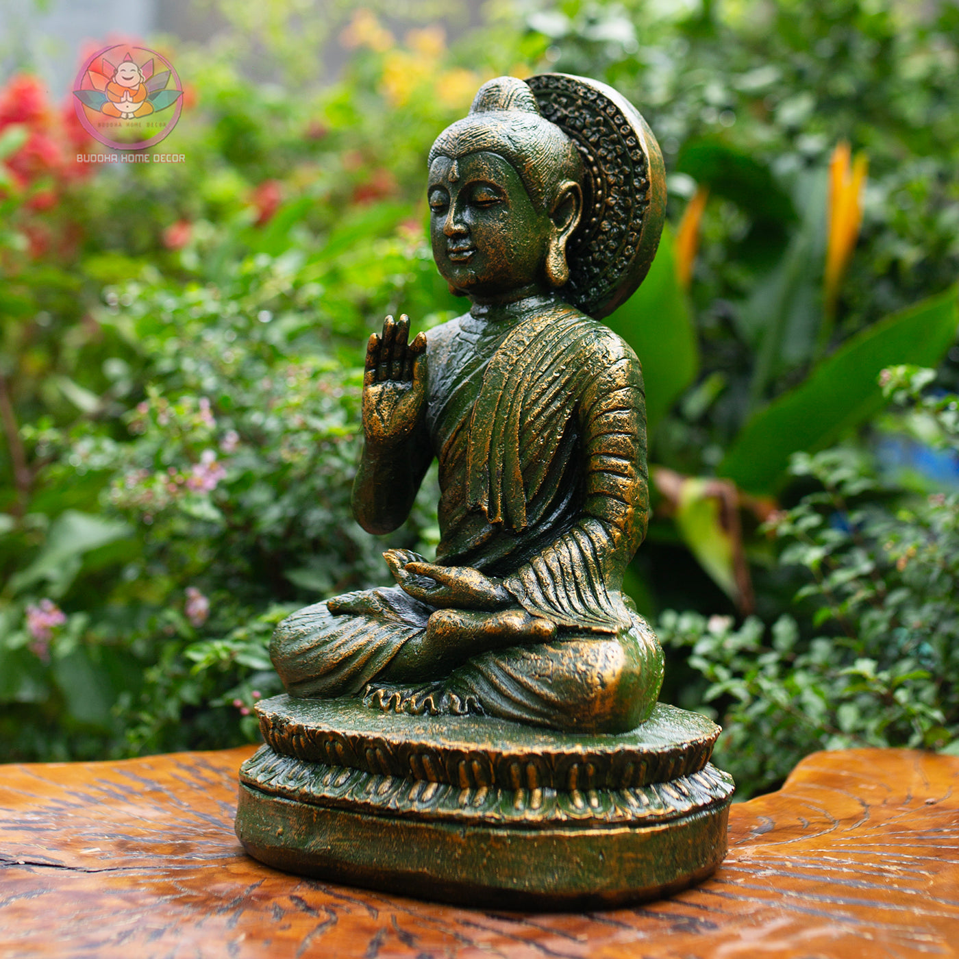 Blessing Buddha Statue – Shakyamuni Meditation Sculpture – Zen Home Decor, Spiritual Gift, Yoga Room, Buddhist Altar Ornament