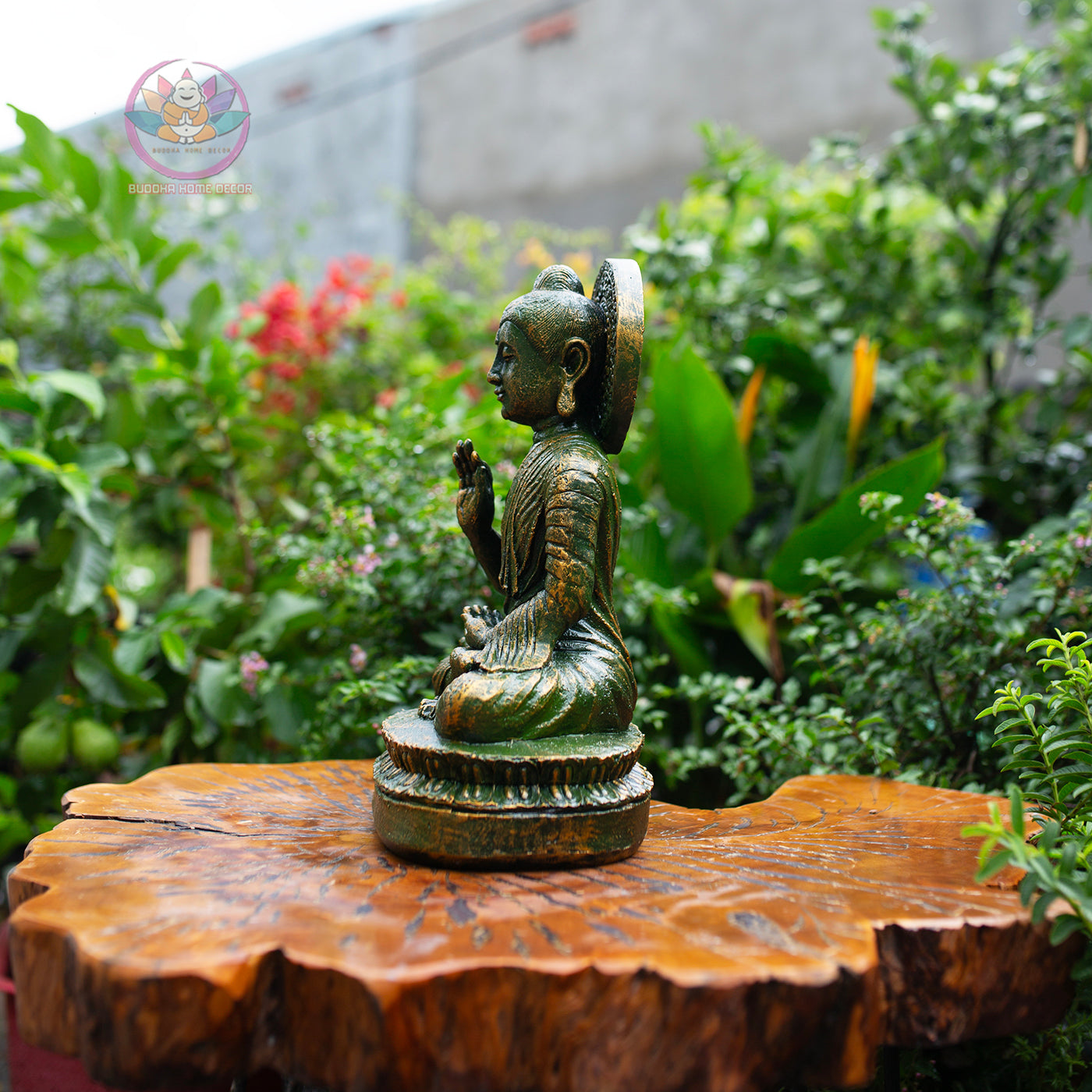 Blessing Buddha Statue – Shakyamuni Meditation Sculpture – Zen Home Decor, Spiritual Gift, Yoga Room, Buddhist Altar Ornament