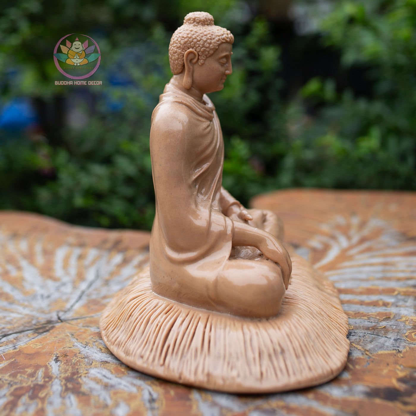 Shakyamuni Buddha Statue | 7.8" Meditation Pose | Composite Resin and Stone Powder