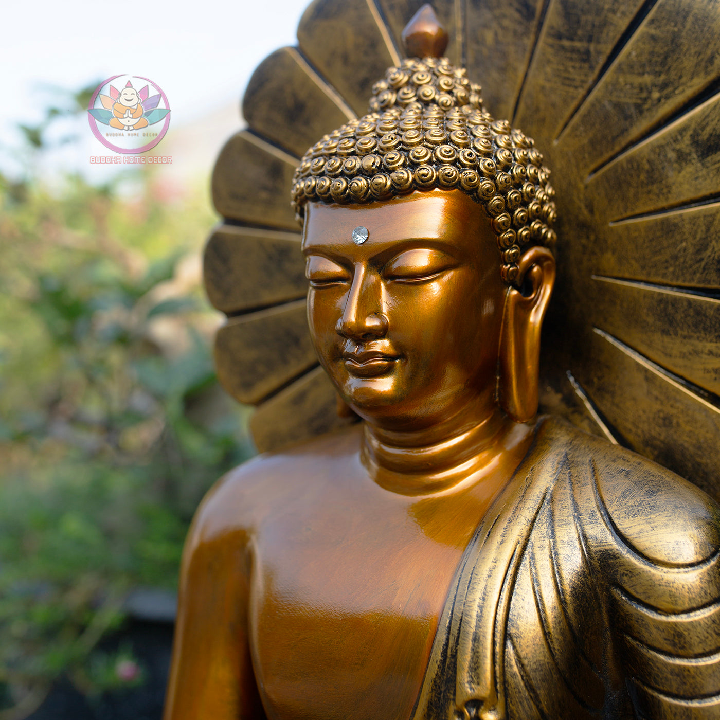 Shakyamuni Buddha Alms Bowl Statue, Antique Bronze Finish, Meditation Buddha Sculpture, Zen Home Decor, Buddhist Spiritual Gift