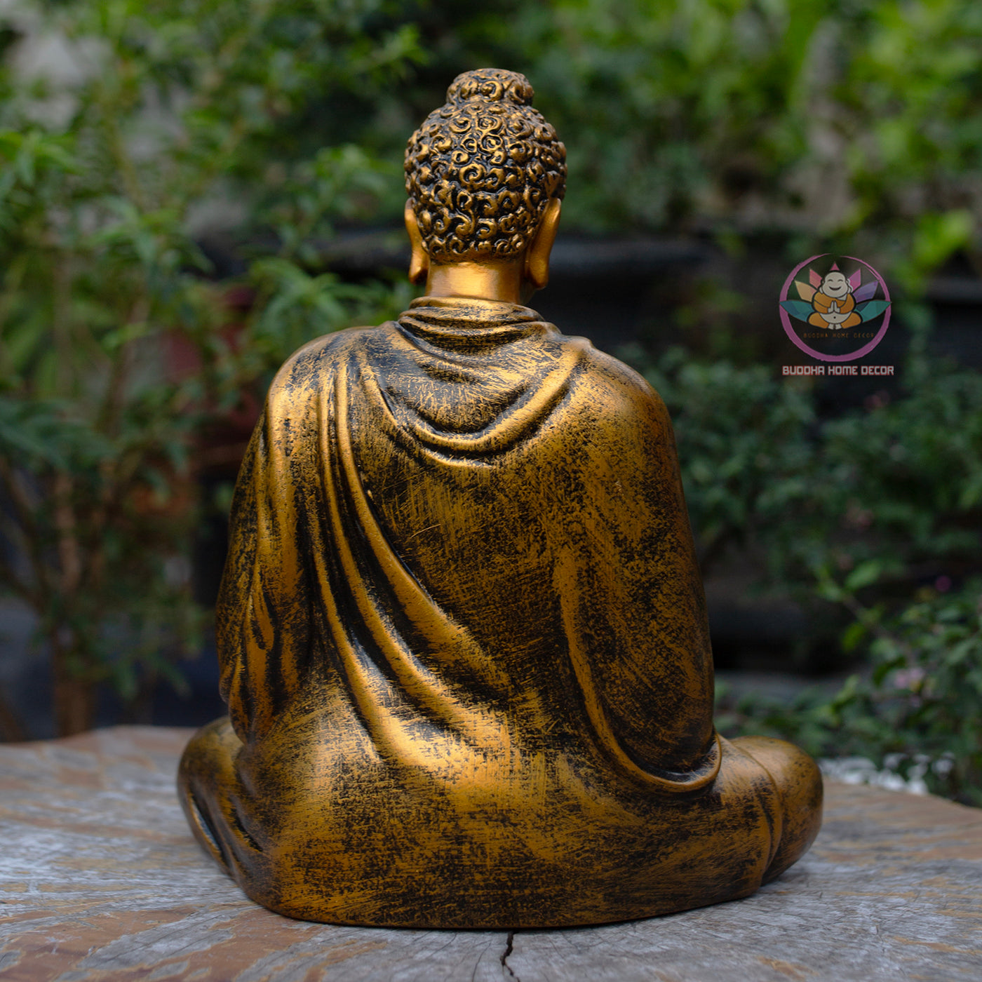 Antique Bronze Shakyamuni Buddha Statue – Handmade Meditation Buddha Decor