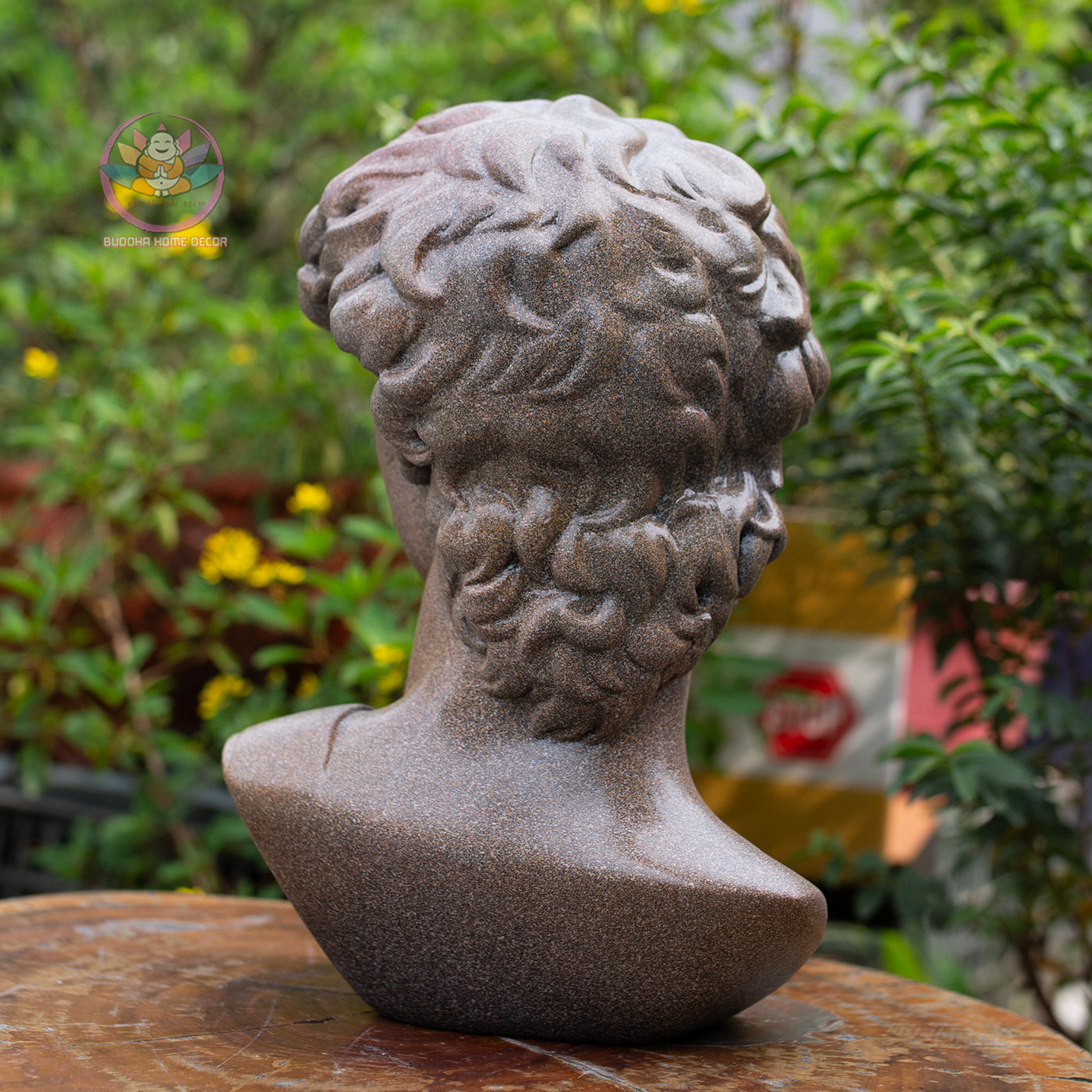 Michelangelo David Bust Statue: Renaissance Home Decor, Artistic Resin Sculpture | Roman Bust