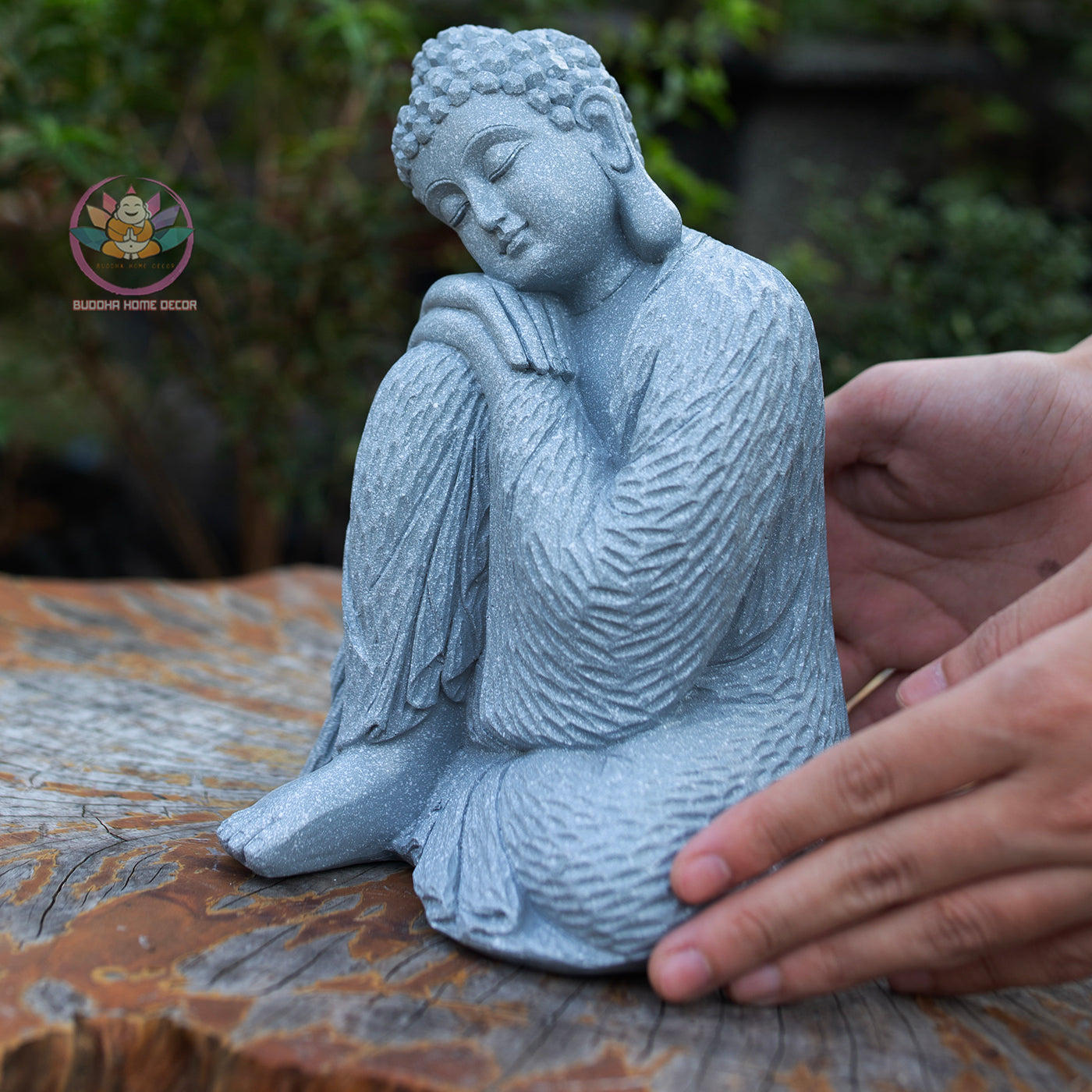Sleeping Buddha Statue for Home Decor – Handmade Zen Buddha Sculpture