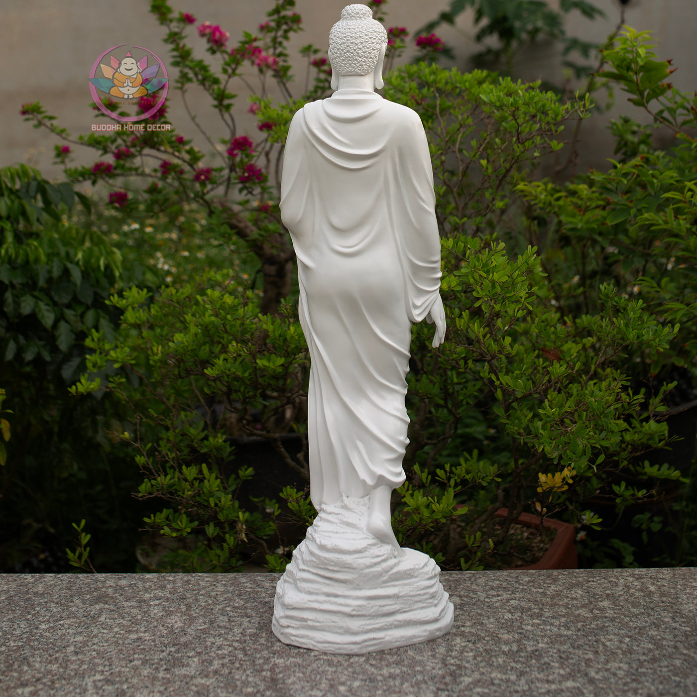 Standing Shakyamuni Buddha Statue, Blessing Buddha Sculpture, Abhaya Mudra Buddha, Zen Spiritual Decor, Buddhist Home Altar Statue