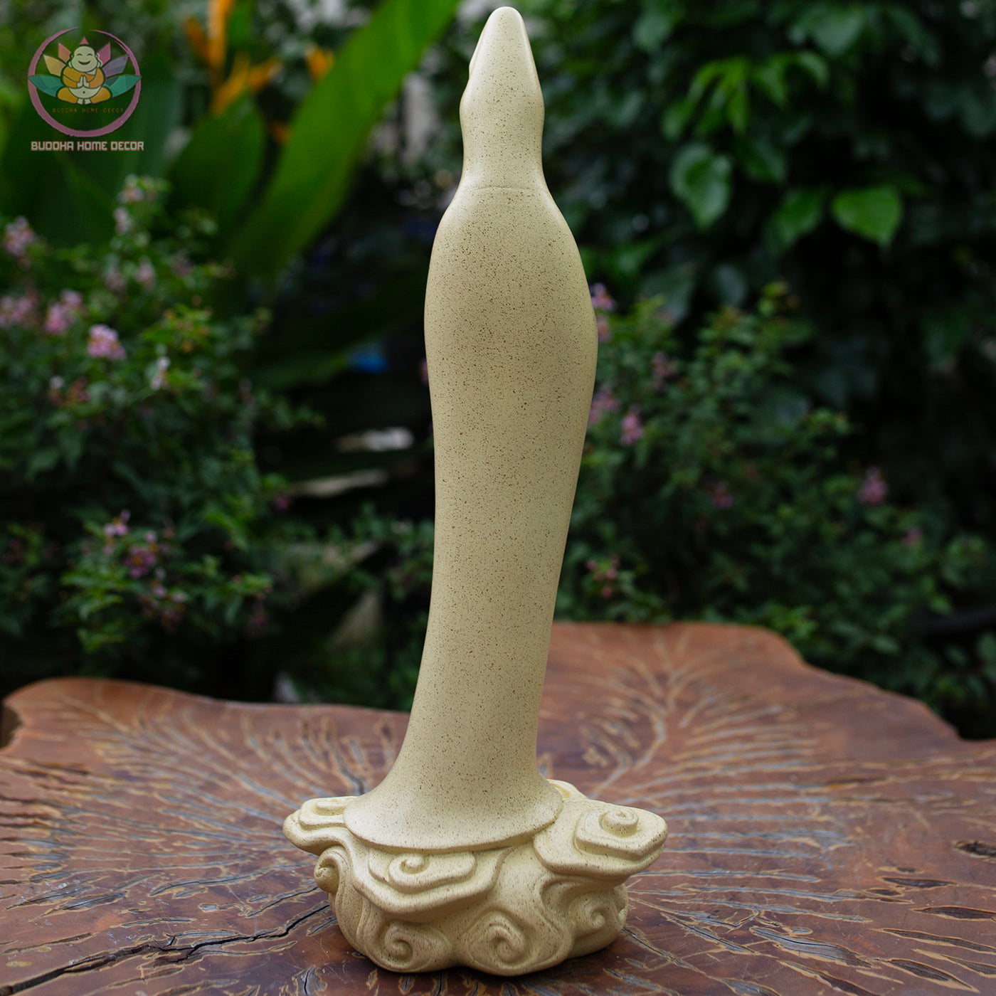 Standing Guanyin Buddha Statue 15.7" – Resin Kwan Yin Figurine, Goddess of Mercy Sculpture, Zen Home Decor, Spiritual Altar Gift
