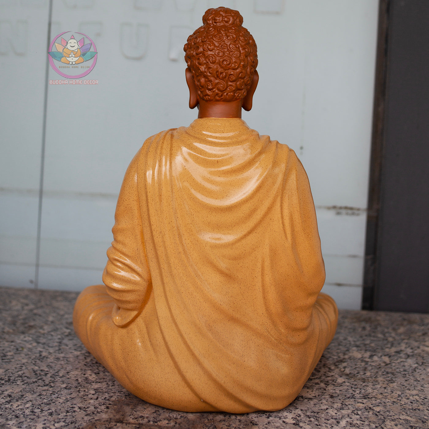 Shakyamuni Buddha Statue 14.5" | Composite Resin and Stone Powder| Turning the Wheel of Dharma Pose