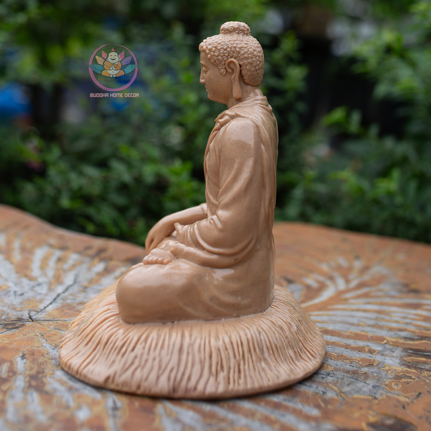 Shakyamuni Buddha Statue | 7.8" Meditation Pose | Composite Resin and Stone Powder