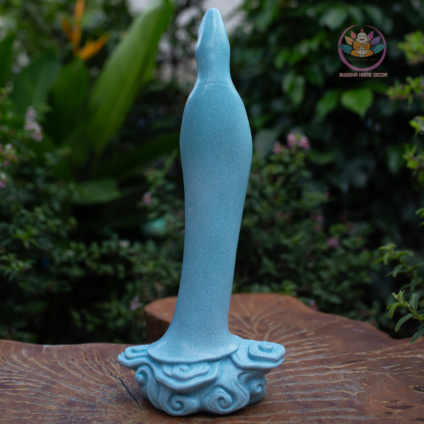 Guanyin Buddha Statue 15.7" Tall – Resin Kwan Yin Figurine, Goddess of Mercy Sculpture, Zen Home Decor, Spiritual Altar Gift