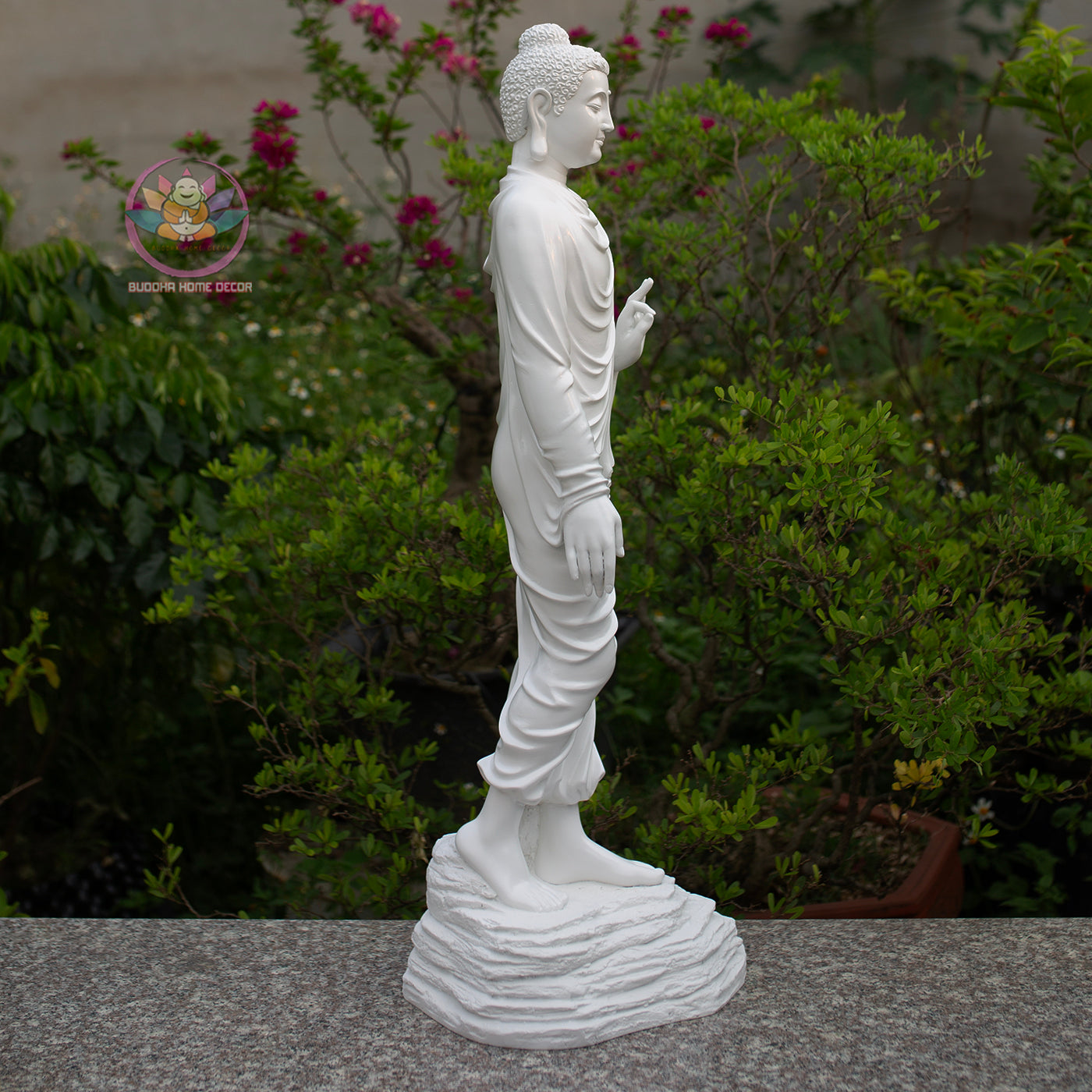 Standing Shakyamuni Buddha Statue, Blessing Buddha Sculpture, Abhaya Mudra Buddha, Zen Spiritual Decor, Buddhist Home Altar Statue