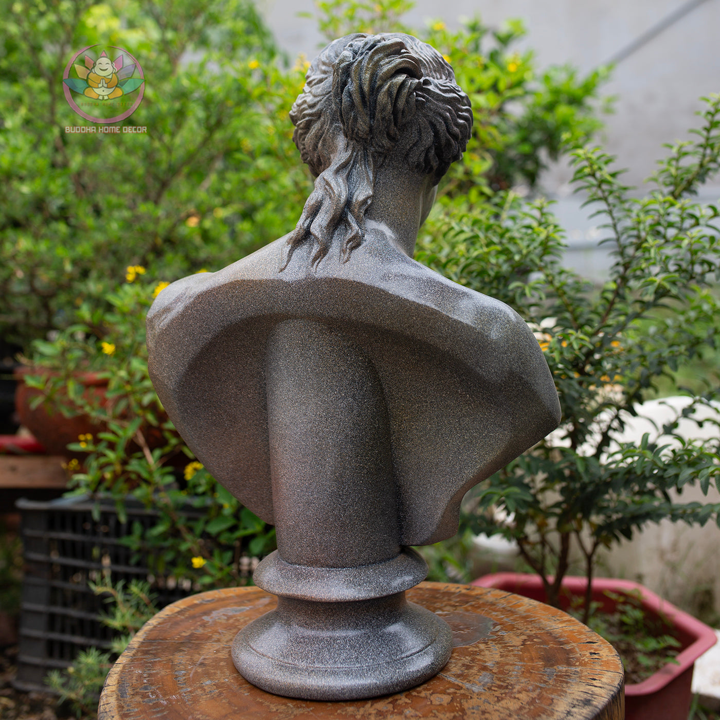 Venus de Milo Bust Sculpture – Greek Goddess Statue, Classic Art Home Decor, Stone Finish | Roman Bust