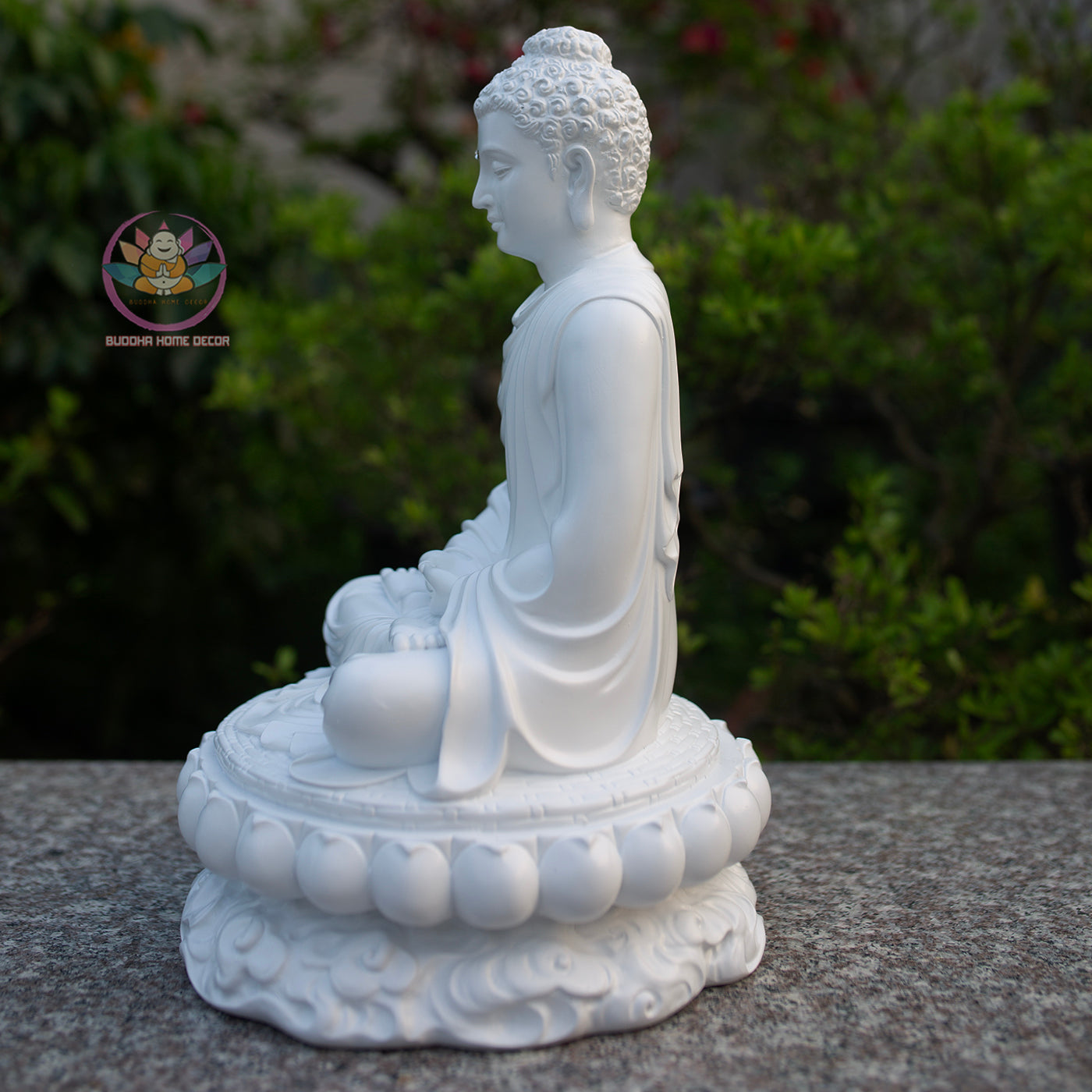 Shakyamuni Buddha Lotus Statue, Meditation Buddha Sculpture, Zen Buddhist Home Decor, Dhyana Mudra Buddha, Spiritual Altar Statue