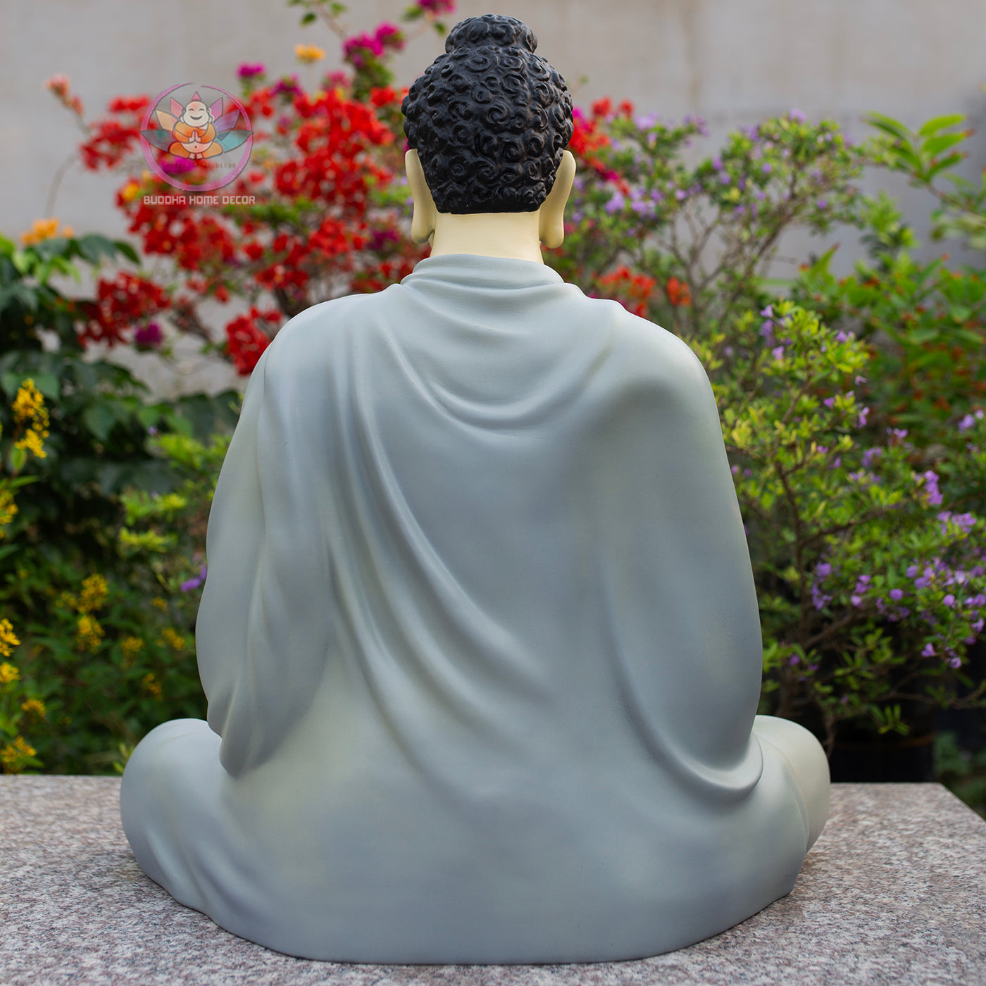 Shakyamuni Buddha Statue – Earth Touching Mudra – Hand-Painted Spiritual Decor